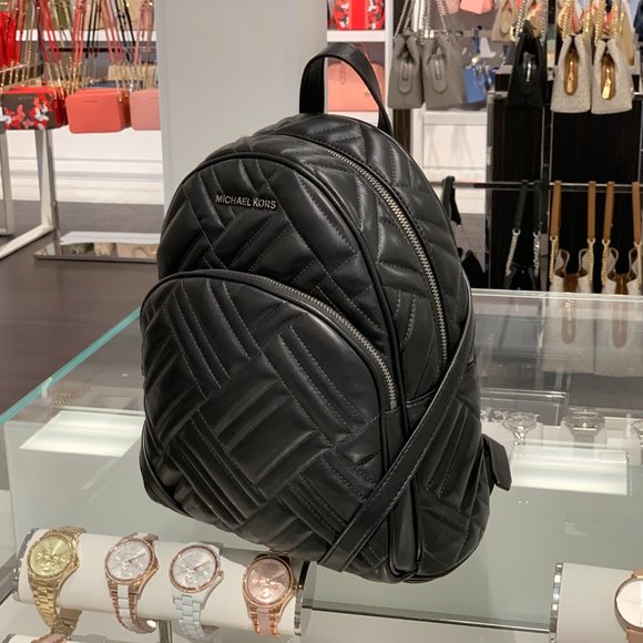 MK Abbey Medium Quilted Leather Backpack main image 4